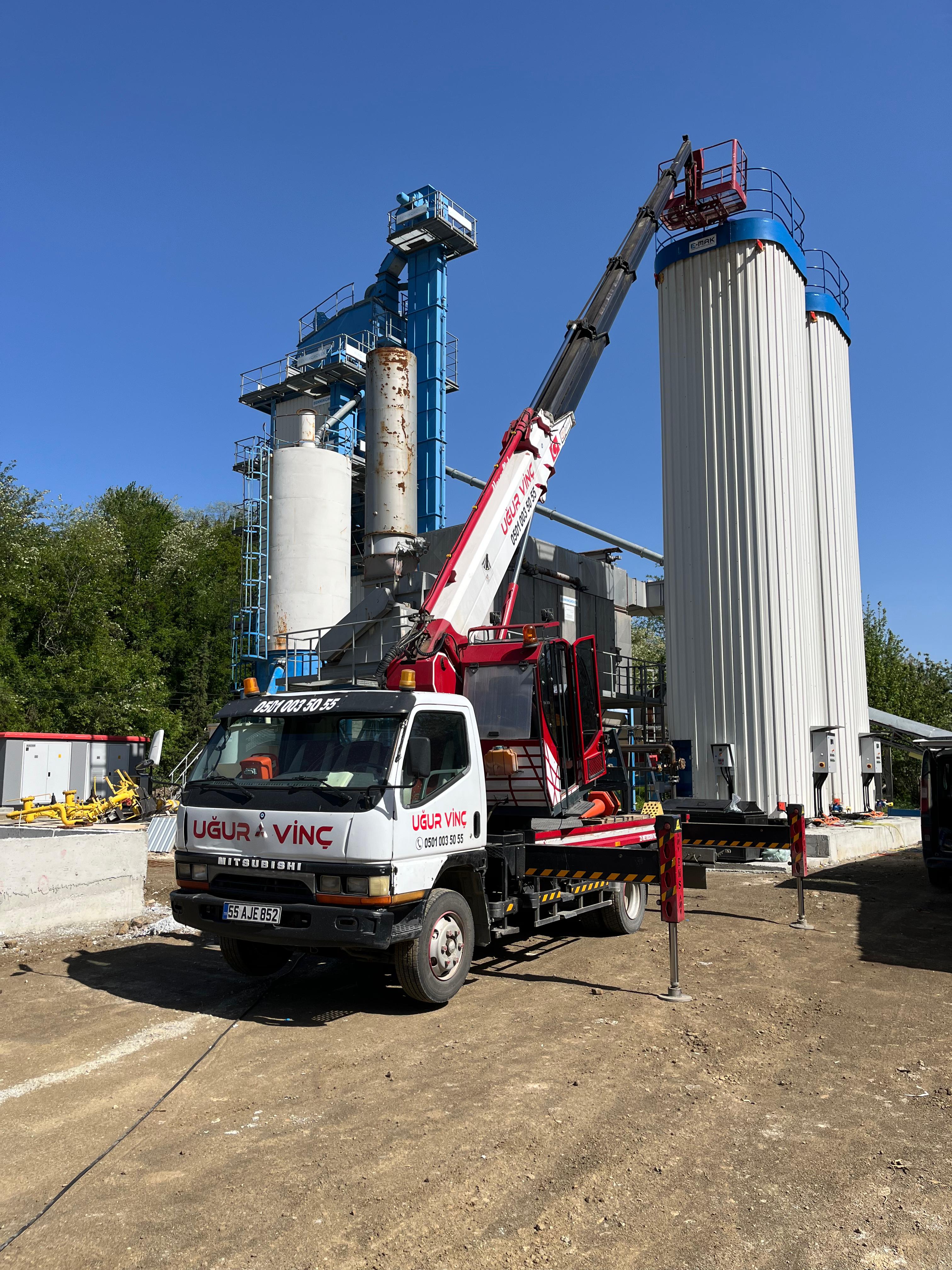 Çarşamba mobil kran kiralama